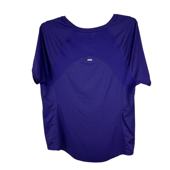 Old Navy Active Womens Short Sleeve Performance T-Shirt Retro Violet Size L - Picture 2 of 6